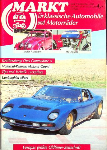 Oldtimer Markt 09/1988